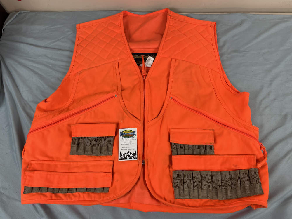 GameHide Blaze Orange Upland Hunting Vest -Size Large-img-0