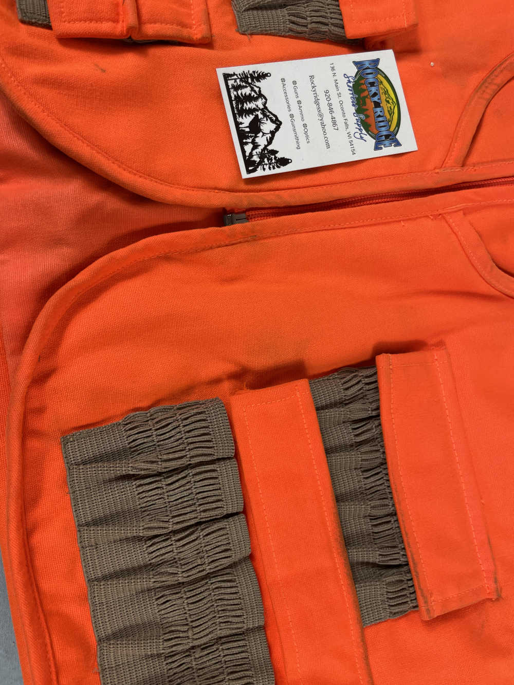 GameHide Blaze Orange Upland Hunting Vest -Size Large-img-1