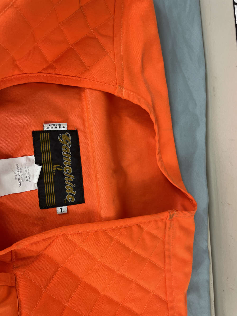 GameHide Blaze Orange Upland Hunting Vest -Size Large-img-4