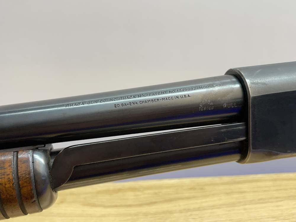 1949 Ithaca Model 37 20GA 28" Blued *VINTAGE BOTTOM-EJECTING PUMP-ACTION*-img-20