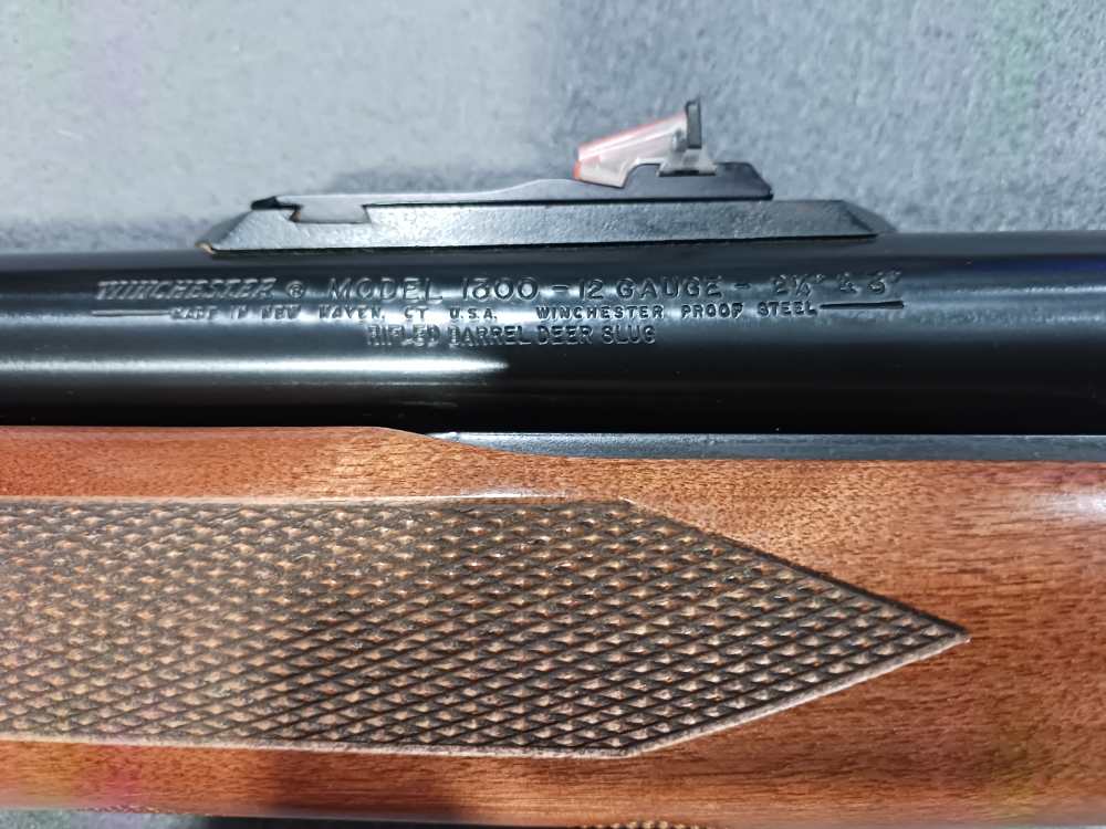WINCHESTER MODEL 1300 12 GAUGE 3" 22" RIFLED SLUG BARREL PUMP SHOTGUN USED-img-9