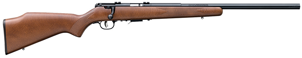 Savage  93R17 GV .17 HMR 21 BBL Satin Blue Wood Stock AccuTrigger 5 Rd-img-2
