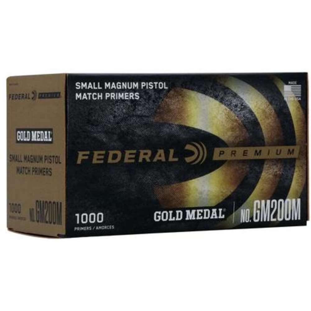 Federal Gold Medal gm200m gm200 Small Magnum Pistol Match Primer -img-0