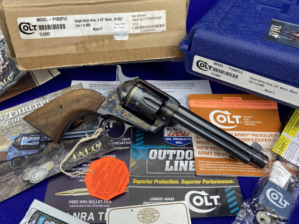 Colt Single Action Army .45LC *TALO 1 OF 350 THOMAS THREEPERSONS EDITION*-img-12