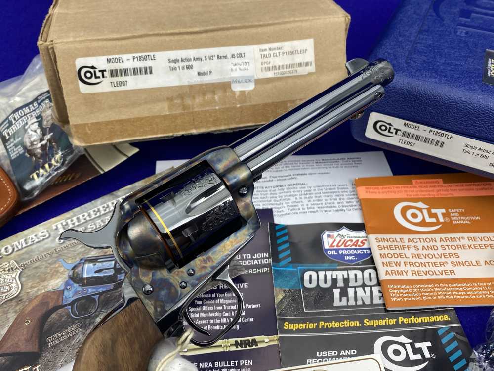 Colt Single Action Army .45LC *TALO 1 OF 350 THOMAS THREEPERSONS EDITION*-img-36