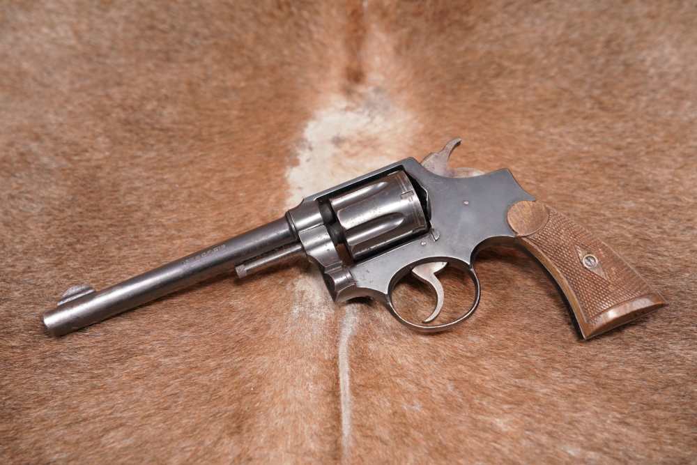 Spanish Smith & Wesson Clone .32 S&W 6” Double Action SA/DA Revolver C&R   -img-1