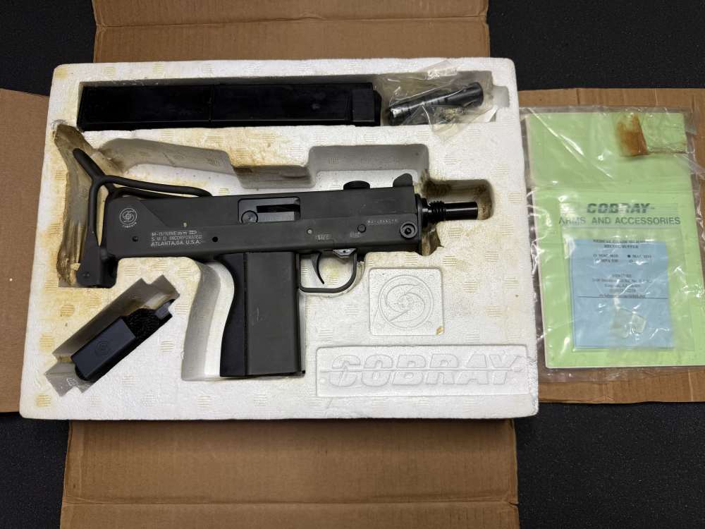 Cobray M11 9mm Transferable Machine Gun - New in box-img-3