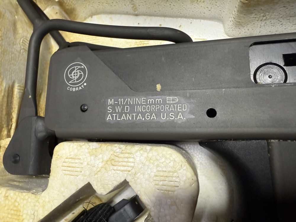 Cobray M11 9mm Transferable Machine Gun - New in box-img-4