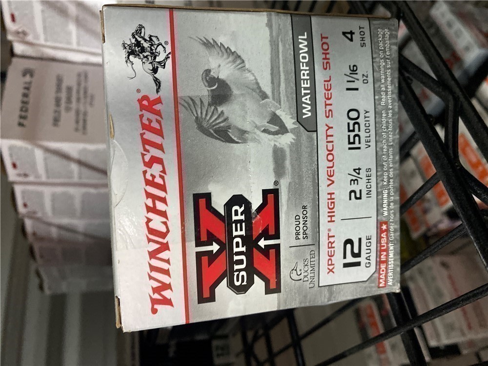  25 Rounds XPERT Winchester Waterfowl STEEL 4-Shot 2 3/4" Fast SHip-img-0