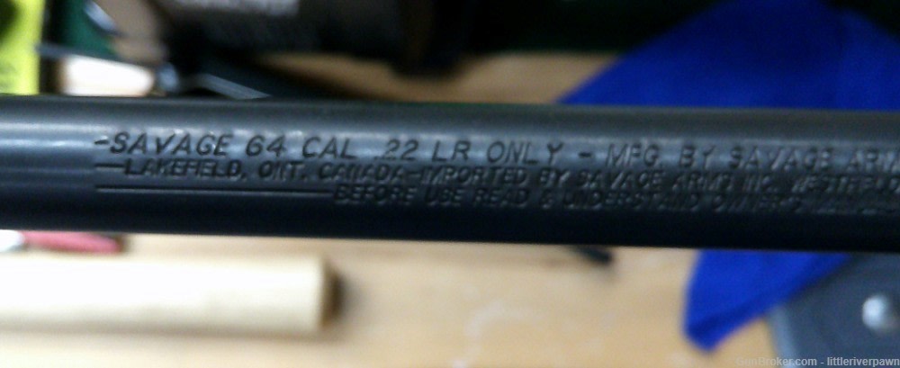 Savage 64 .22 LR Semi Auto Rifle Takedown-img-5