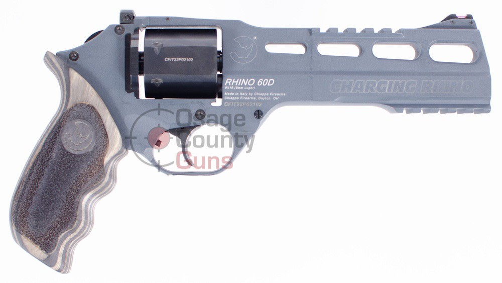 Chiappa Charging Rhino Gen II Revolver 60DS - 6" - 9mm-img-2