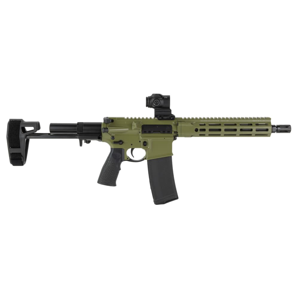 New-Daniel Defense DDM4 PDW 5.56 Green Pistol w/ Brace & Optic $Super Deal$-img-1
