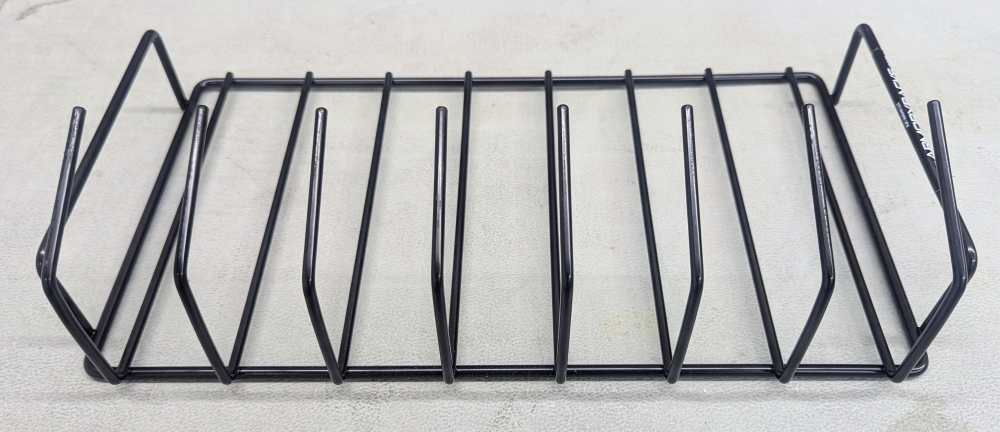 Powder Coated Black 8 Gun Handgun Storage Rack - Welded Steel Pistol Stand-img-3