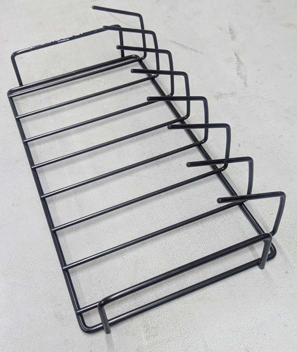Powder Coated Black 8 Gun Handgun Storage Rack - Welded Steel Pistol Stand-img-0