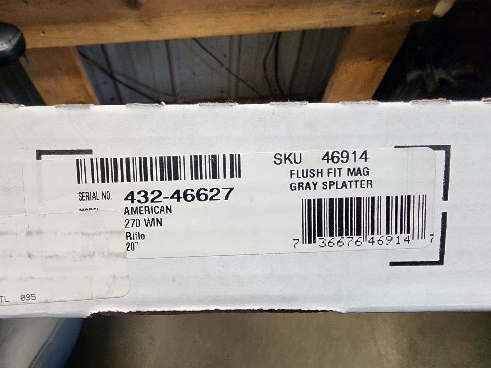 NEW! RUGER AMERICAN GENERATION 2 .270 WINCHESTER 20" GRAY SPLATTER 270 WIN-img-1
