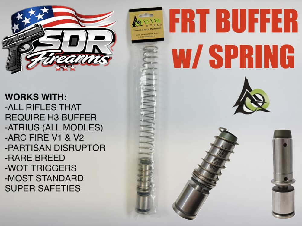 ODIN WORKS AR-15 H-FRT (M16/H2 STYLE) BUFFER FOR FRT COMES w/ SPRING 6.2oz-img-0