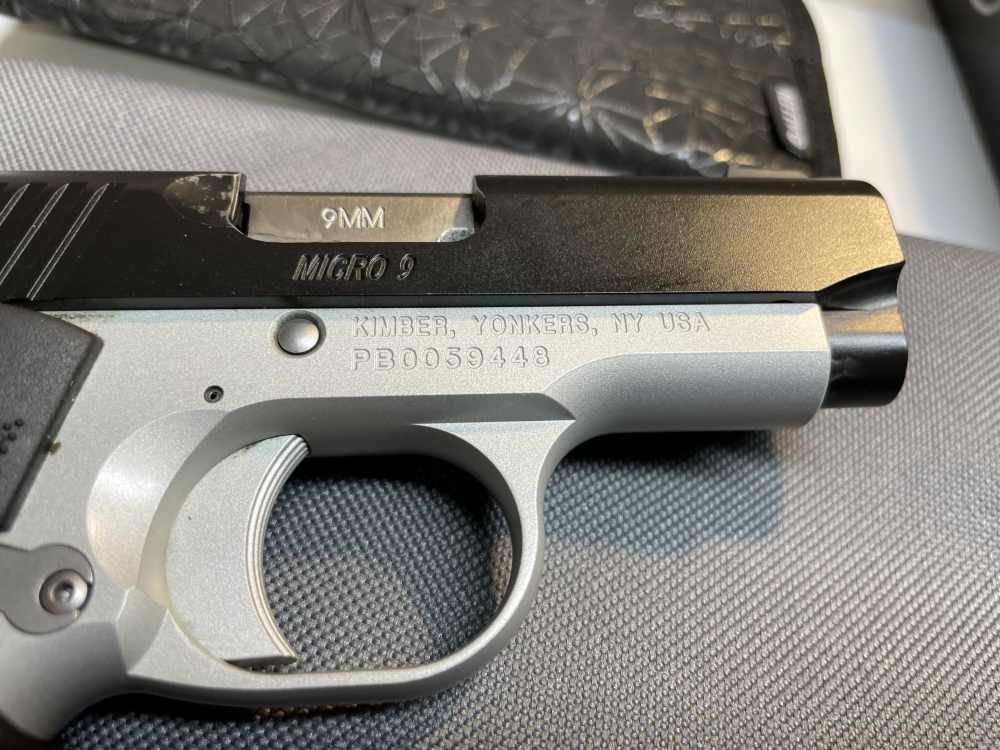 Kimber micro 9 2 tone 9mm like Colt S&W Ruger-img-11