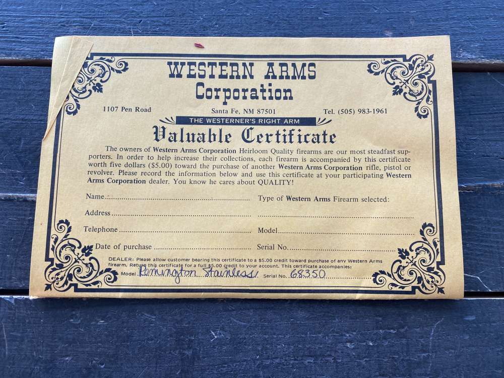Western Arms 1858 New Model Army Remington Type Penny Auction-img-25