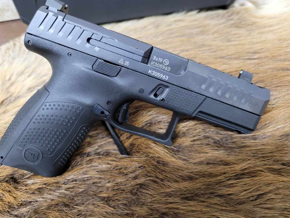 New CZ P10C Ported 9mm Optics Ready NO MAGAZINES-img-1