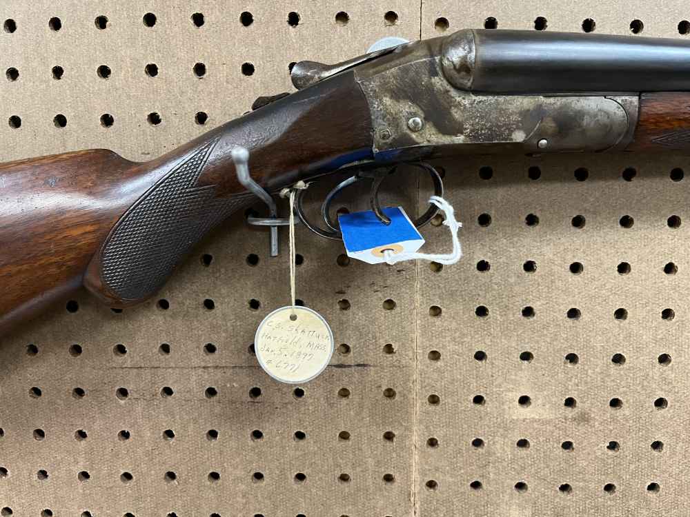 C. S. Shattuck double barrel shotgun-img-1