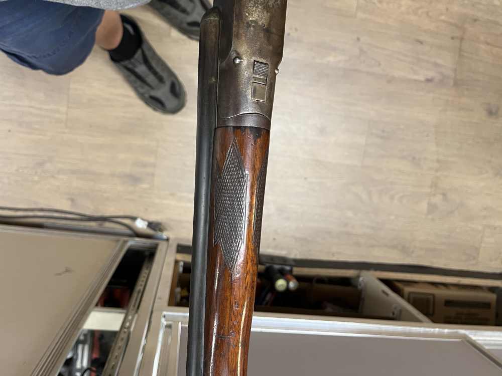 C. S. Shattuck double barrel shotgun-img-7