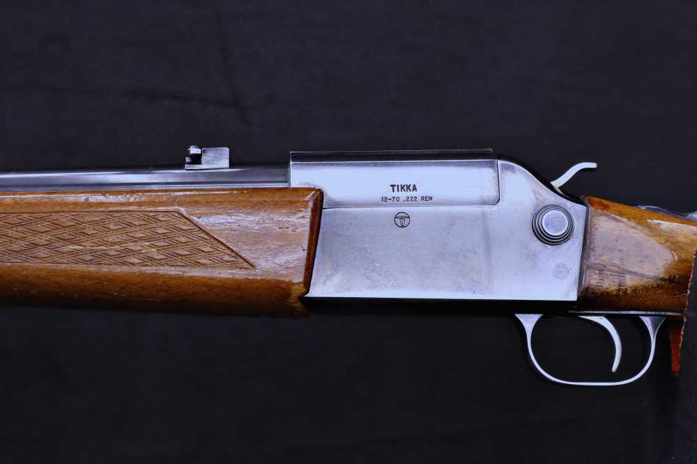 1970s Sako Type Tikka 12-70 12 GA .222 Rem Over/Under Combo Gun-img-10
