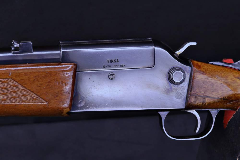 1970s Sako Type Tikka 12-70 12 GA .222 Rem Over/Under Combo Gun-img-13