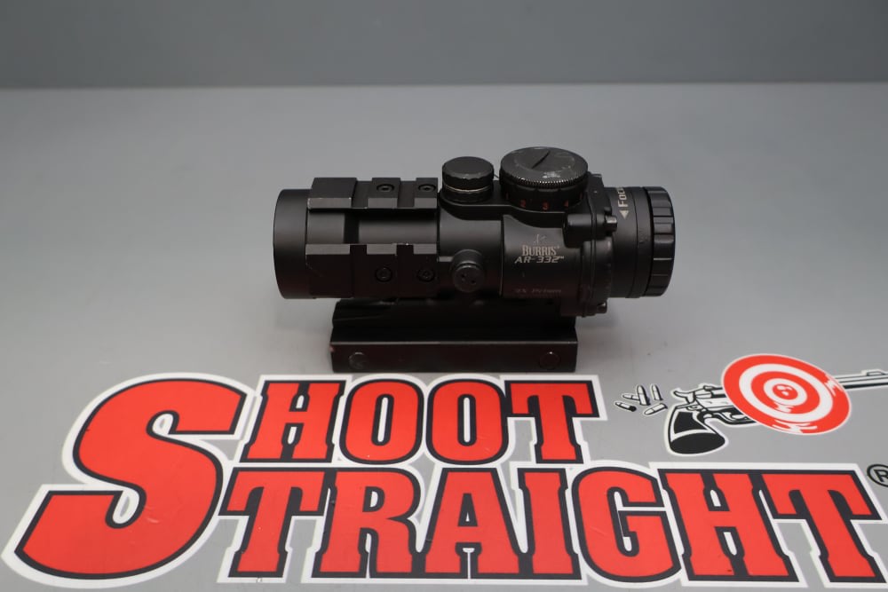 Lot O' (1) Burris AR-322 Prism Red/Green Dot 3x -img-0