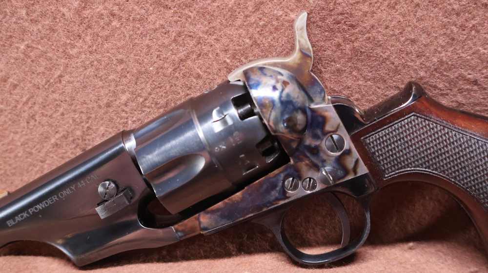 F Lli Pietta/Taylors & Co 1860 Snub Nose 44 Cal 6 Shot Perc Revolver 3" BRL-img-11