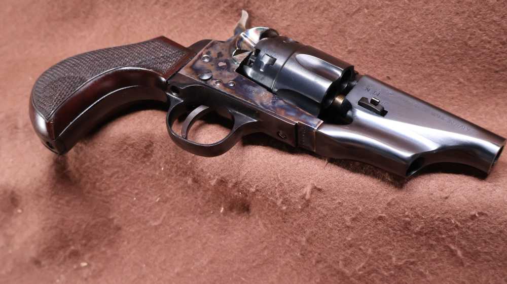 F Lli Pietta/Taylors & Co 1860 Snub Nose 44 Cal 6 Shot Perc Revolver 3" BRL-img-8