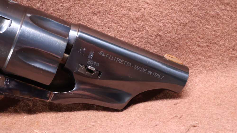 F Lli Pietta/Taylors & Co 1860 Snub Nose 44 Cal 6 Shot Perc Revolver 3" BRL-img-5