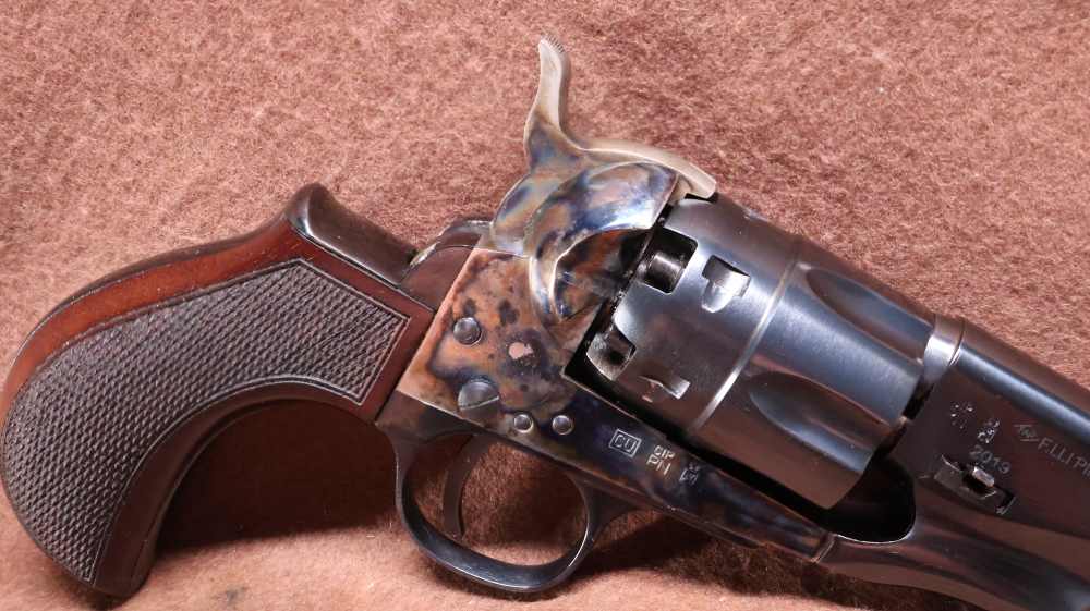 F Lli Pietta/Taylors & Co 1860 Snub Nose 44 Cal 6 Shot Perc Revolver 3" BRL-img-3
