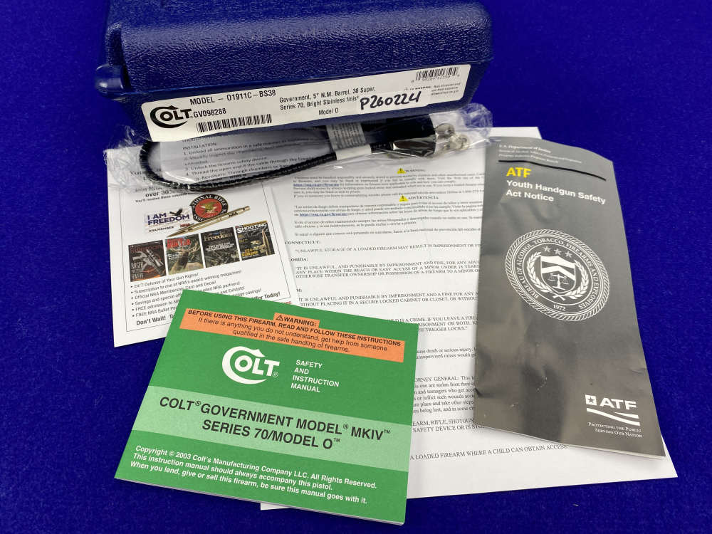 Colt Custom Government Model Series 70 .38 Super *BEAUTIFUL SEMI-AUTO COLT*-img-39