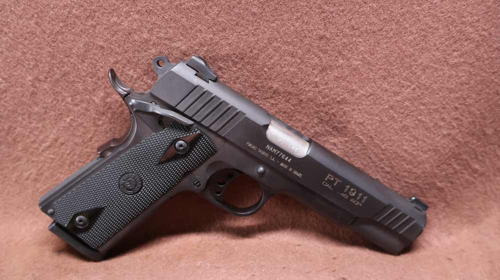 Taurus PT 1911 45 ACP Semi 5" BRL 2x 8 Rd Ambi Safety EXC Bore -img-1