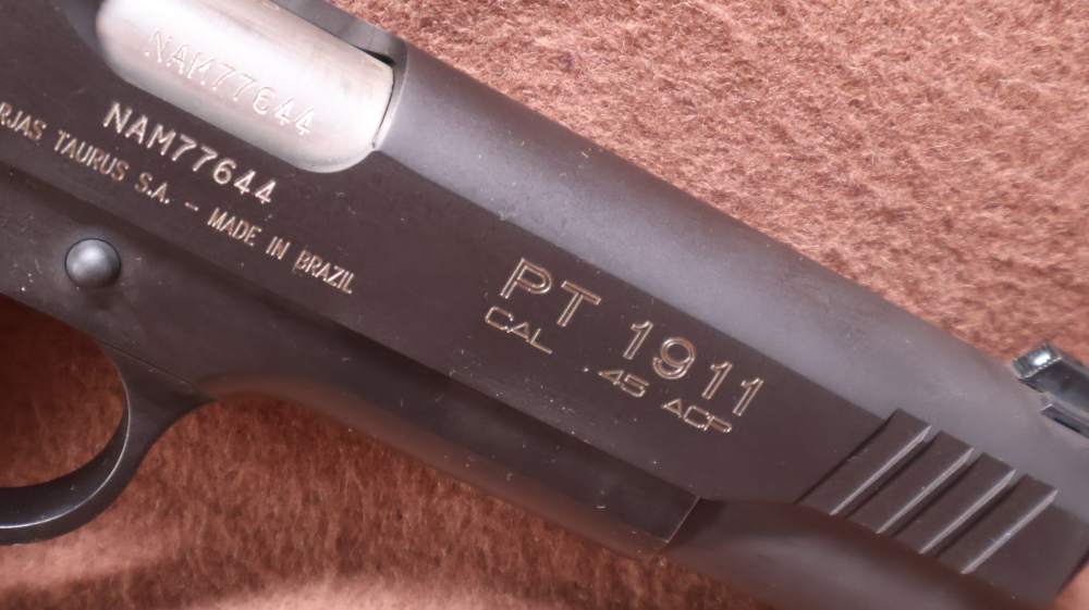 Taurus PT 1911 45 ACP Semi 5" BRL 2x 8 Rd Ambi Safety EXC Bore -img-5