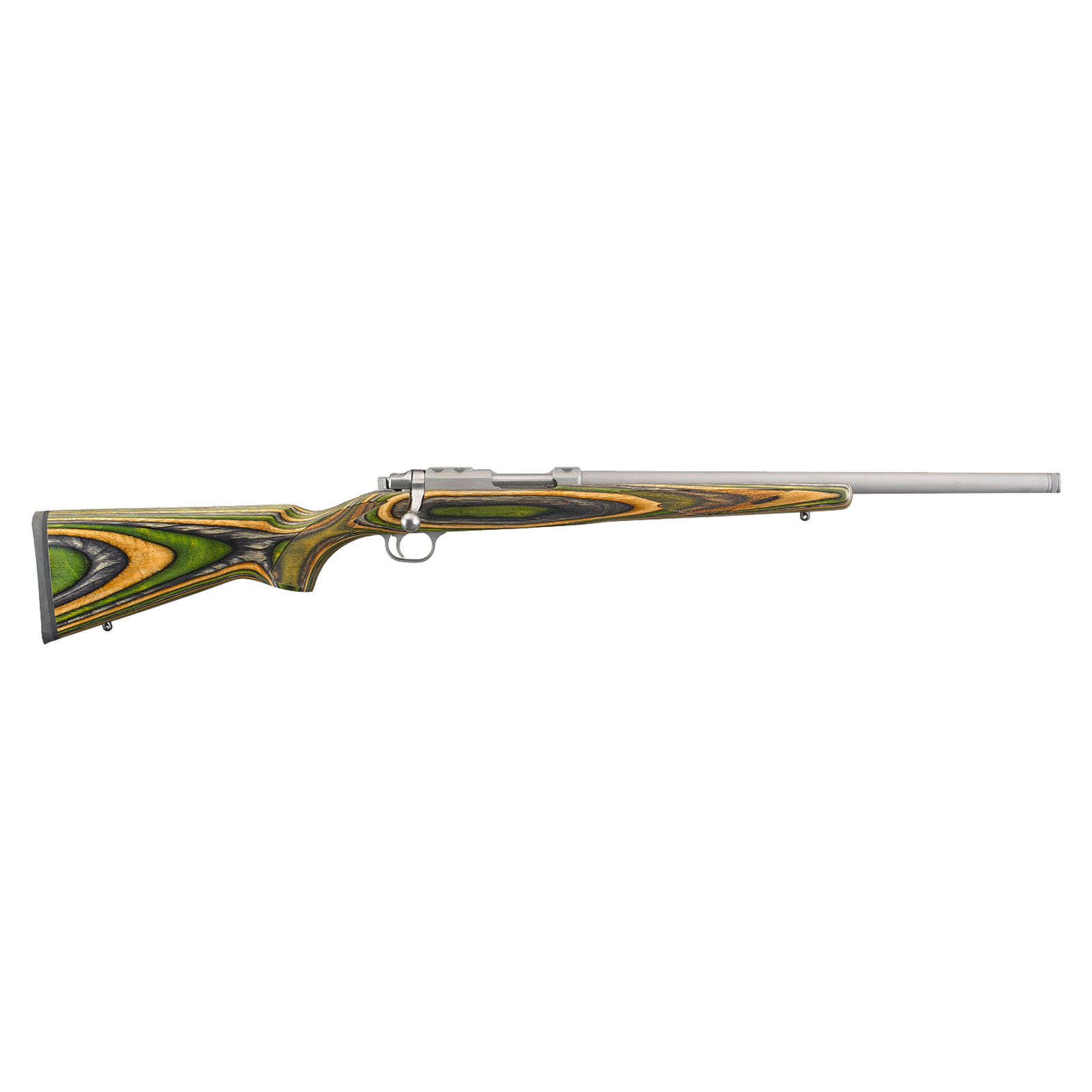 RUGER 77/17 17 WSM 18.5in 6rd Green Mountain/Matte Stainless Rifle (7219)-img-0