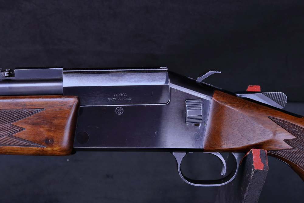 1970s Tikka 12-70 12 GA .222 Rem Over/Under Combo Gun Sako-img-15