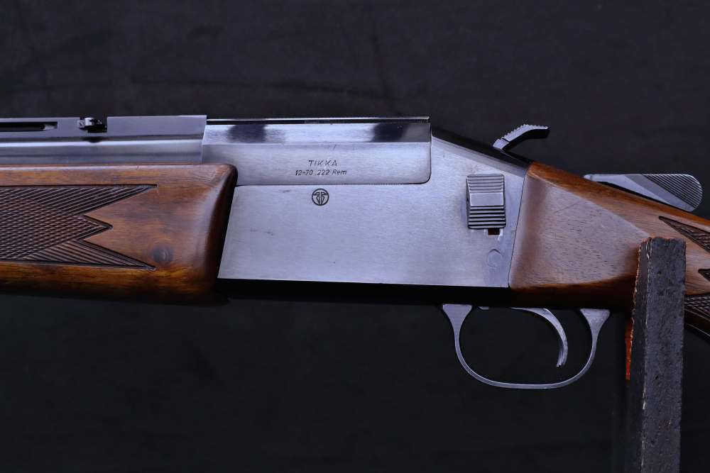 1970s Tikka 12-70 12 GA .222 Rem Over/Under Combo Gun Sako-img-13