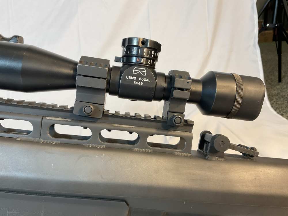 USMC Barrett M82A1 Desert Storm 50BMG Sniper Rifle. Documented.-img-3