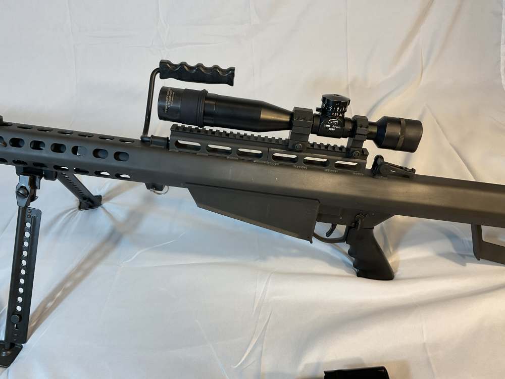 USMC Barrett M82A1 Desert Storm 50BMG Sniper Rifle. Documented.-img-1