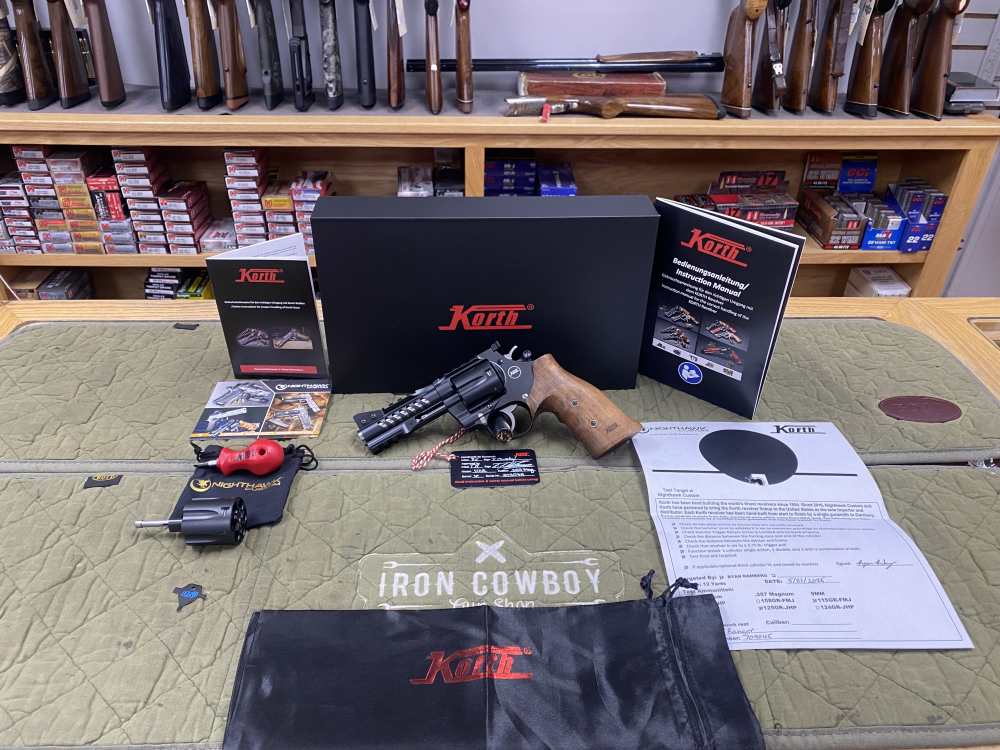 *New* Korth Ranger 357 Mag 4'' w/9mm Cyl. Nighthawk Custom 1911-img-0