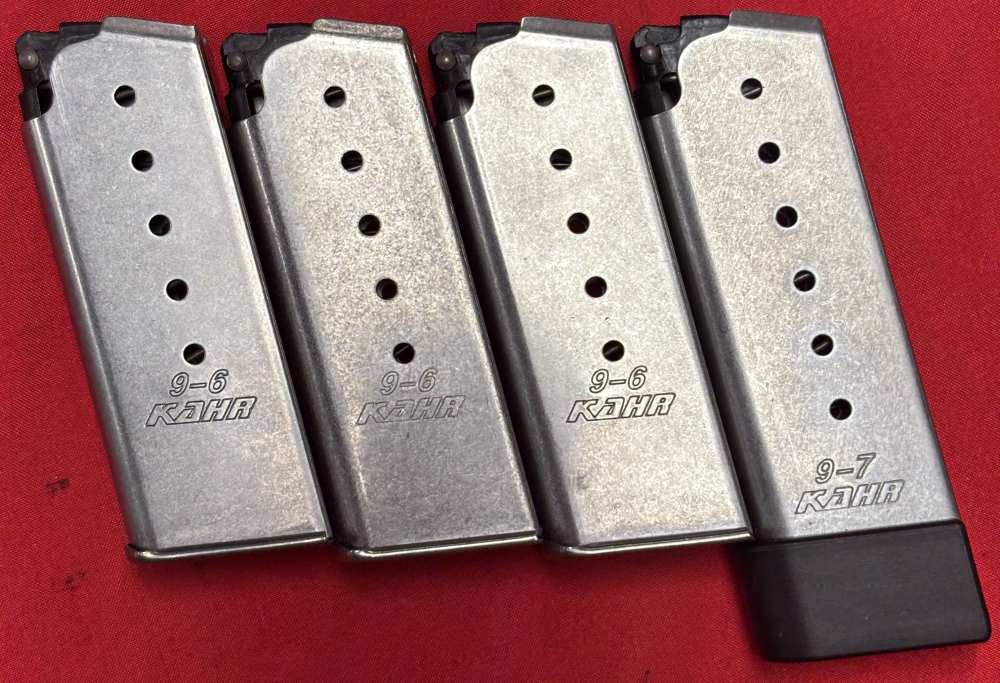 Kahr Arms PM9 Diamond Black 9mm DAO 5 mags case night sights-img-4