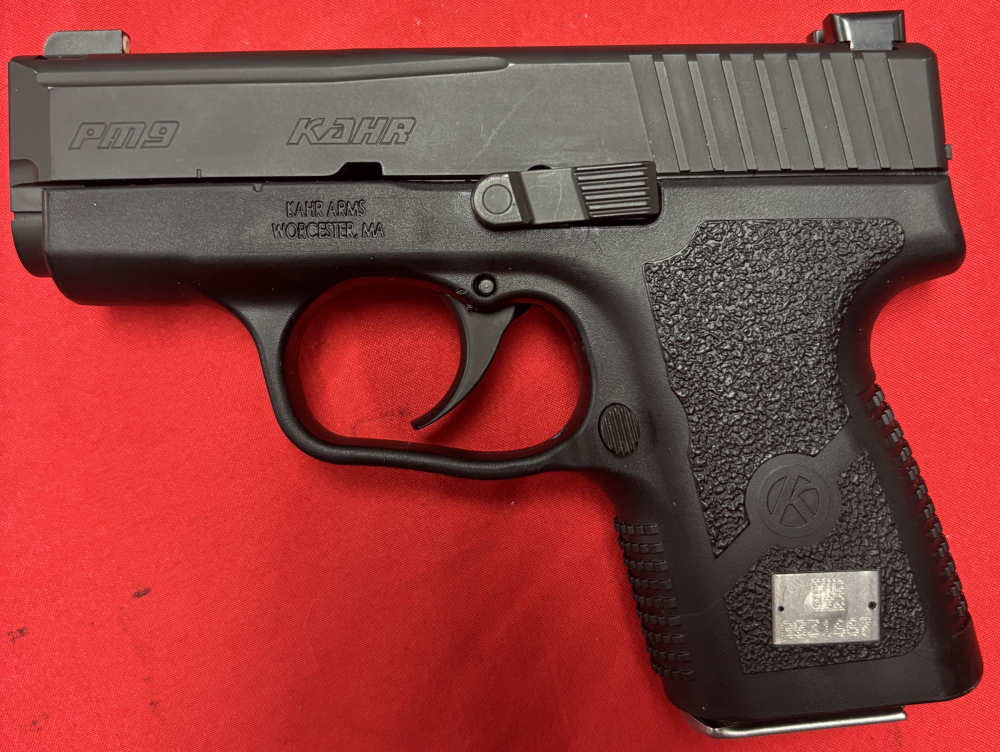 Kahr Arms PM9 Diamond Black 9mm DAO 5 mags case night sights-img-6