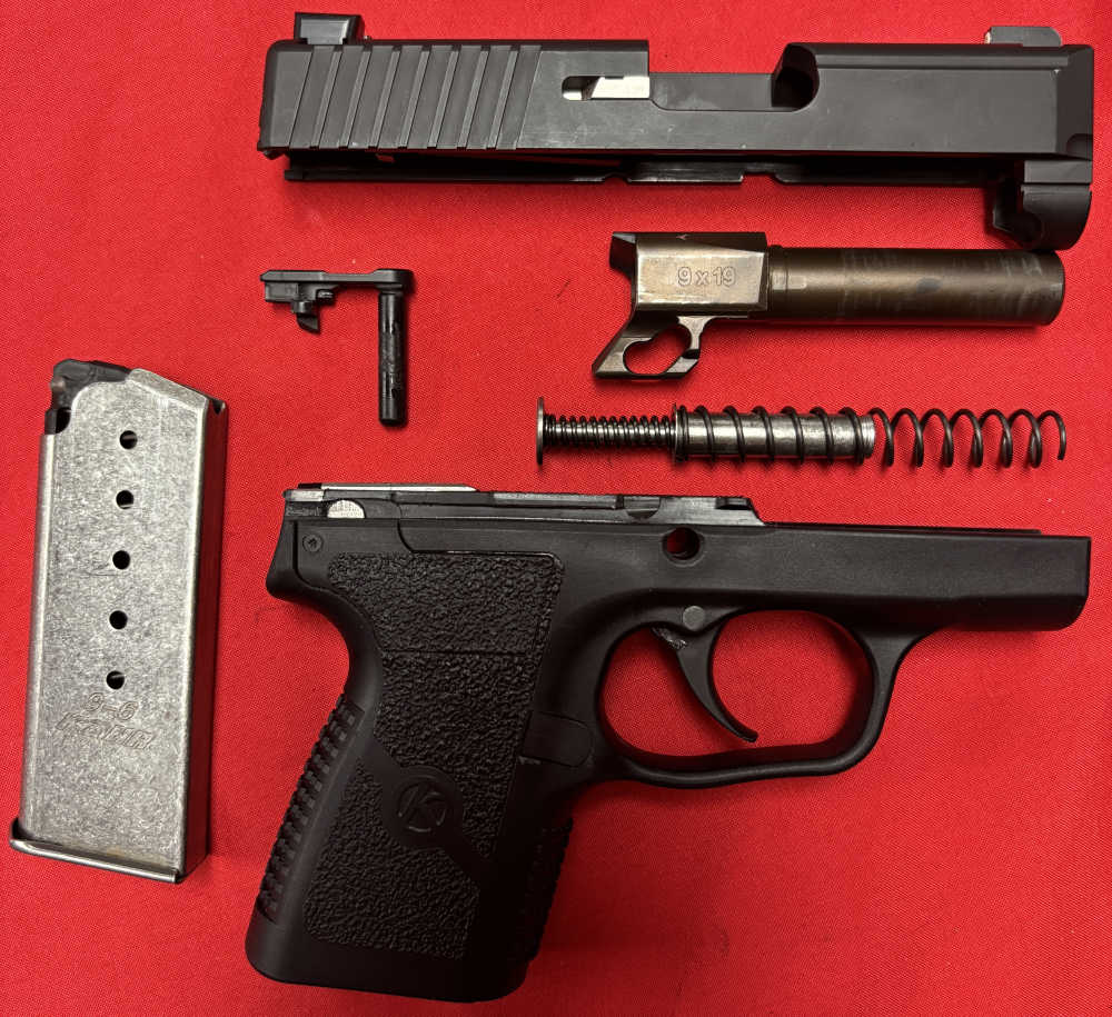 Kahr Arms PM9 Diamond Black 9mm DAO 5 mags case night sights-img-11