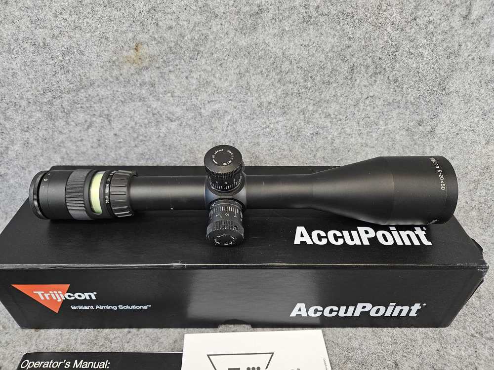 TRIJICON ACCUPOINT TR-23-2G 5-20x 50 2ND FOCAL PLANE -img-1