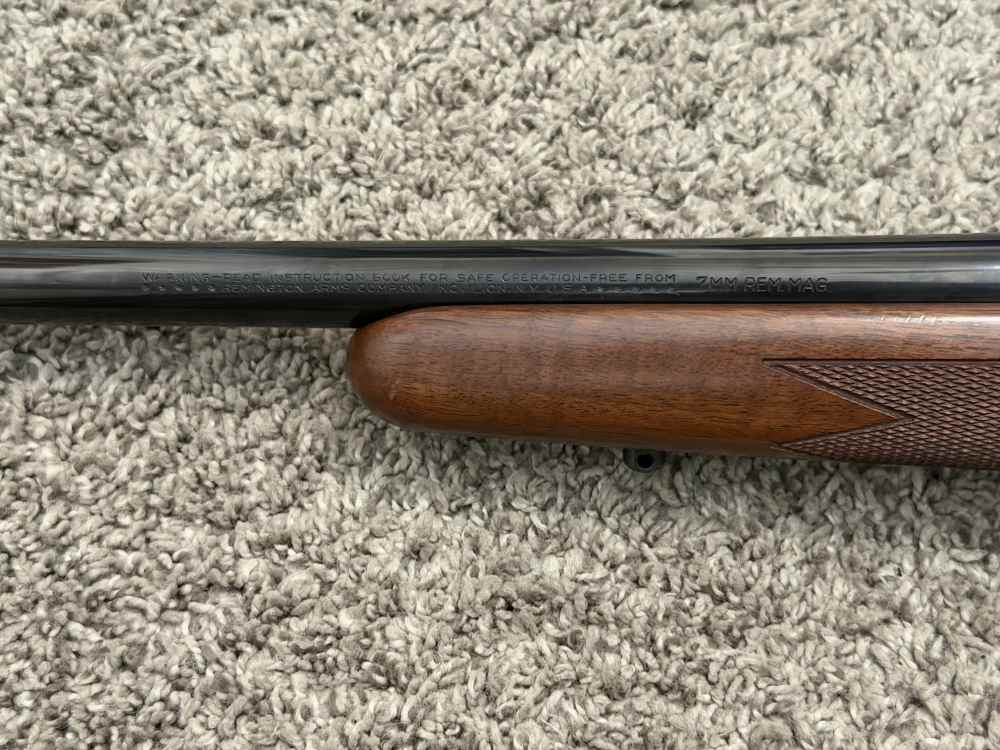 Remington 700 Classic 7mm rem mag limited 24” walnut A+ -img-8