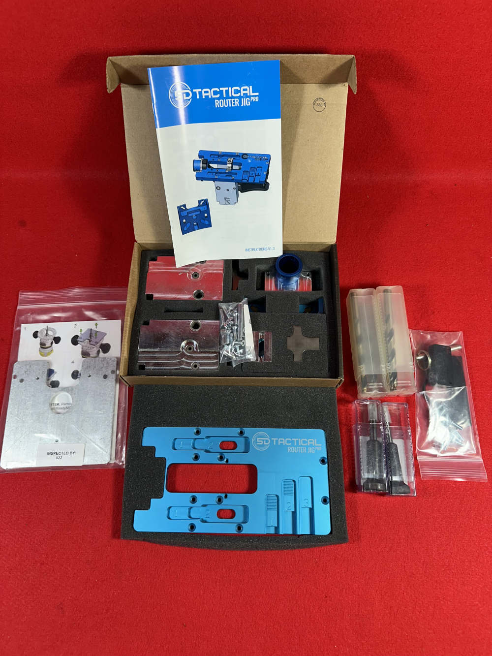 5D Tactical Router Jig Pro AR15 AR10 Lower Jig Kit w/ Extras NEW-img-0