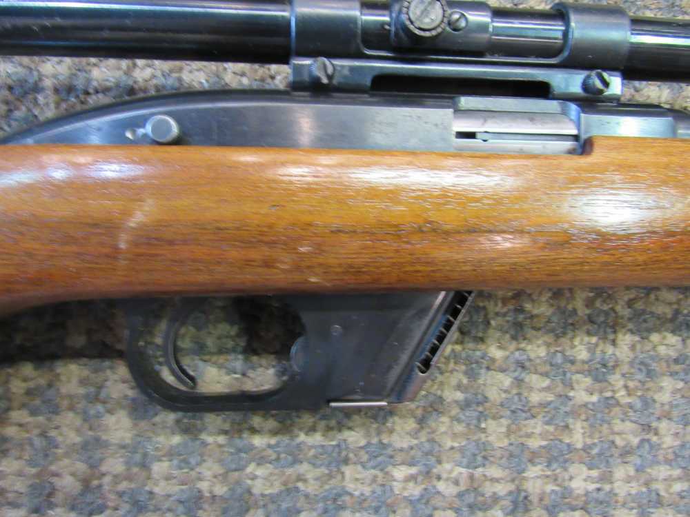 Winchester Model 77 .22 LR Semi-Auto Rifle, 22 in Barrel Weaver Scope-img-3