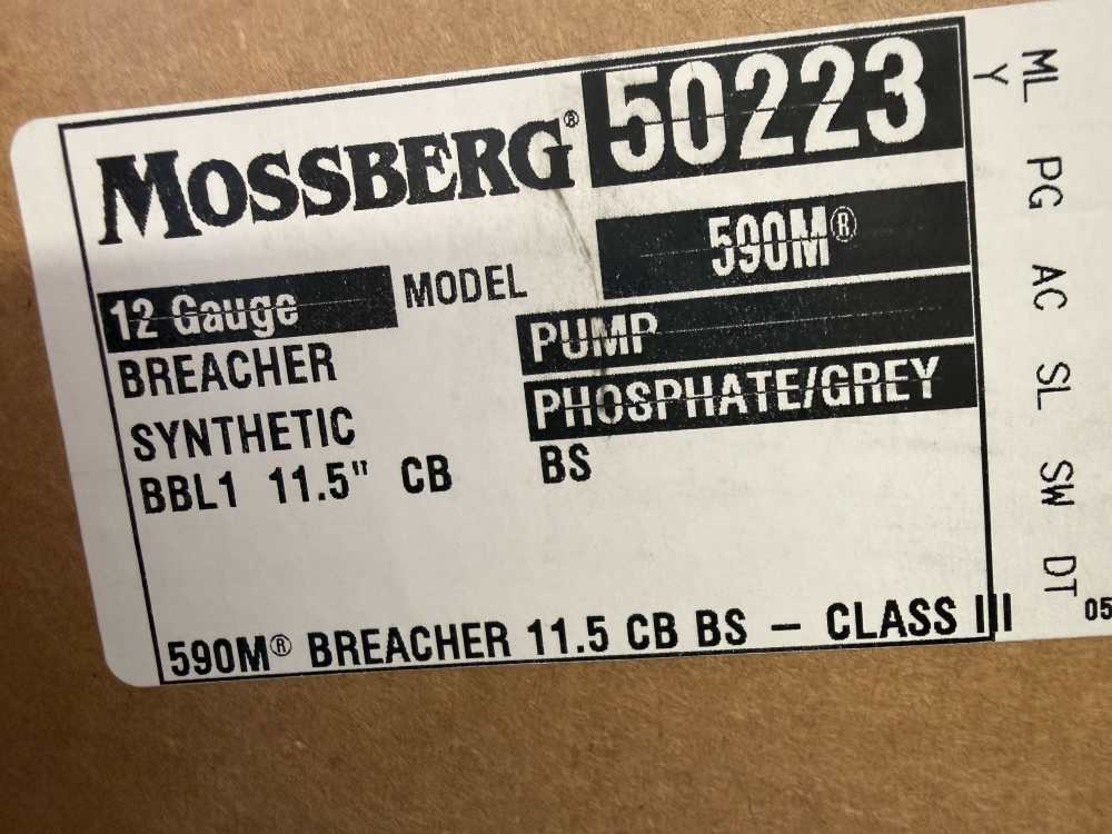 NEW! MOSSBERG 590M BREACHER 12GA 11.5” GRS TUNGSTEN NFA AOW FREE SHIPPING-img-3