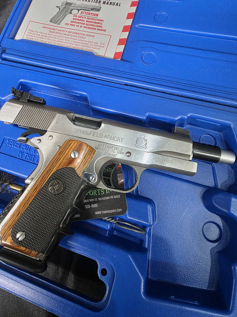Springfield 1911-A1 1911 Stainless 45 ACP Compensated-img-4